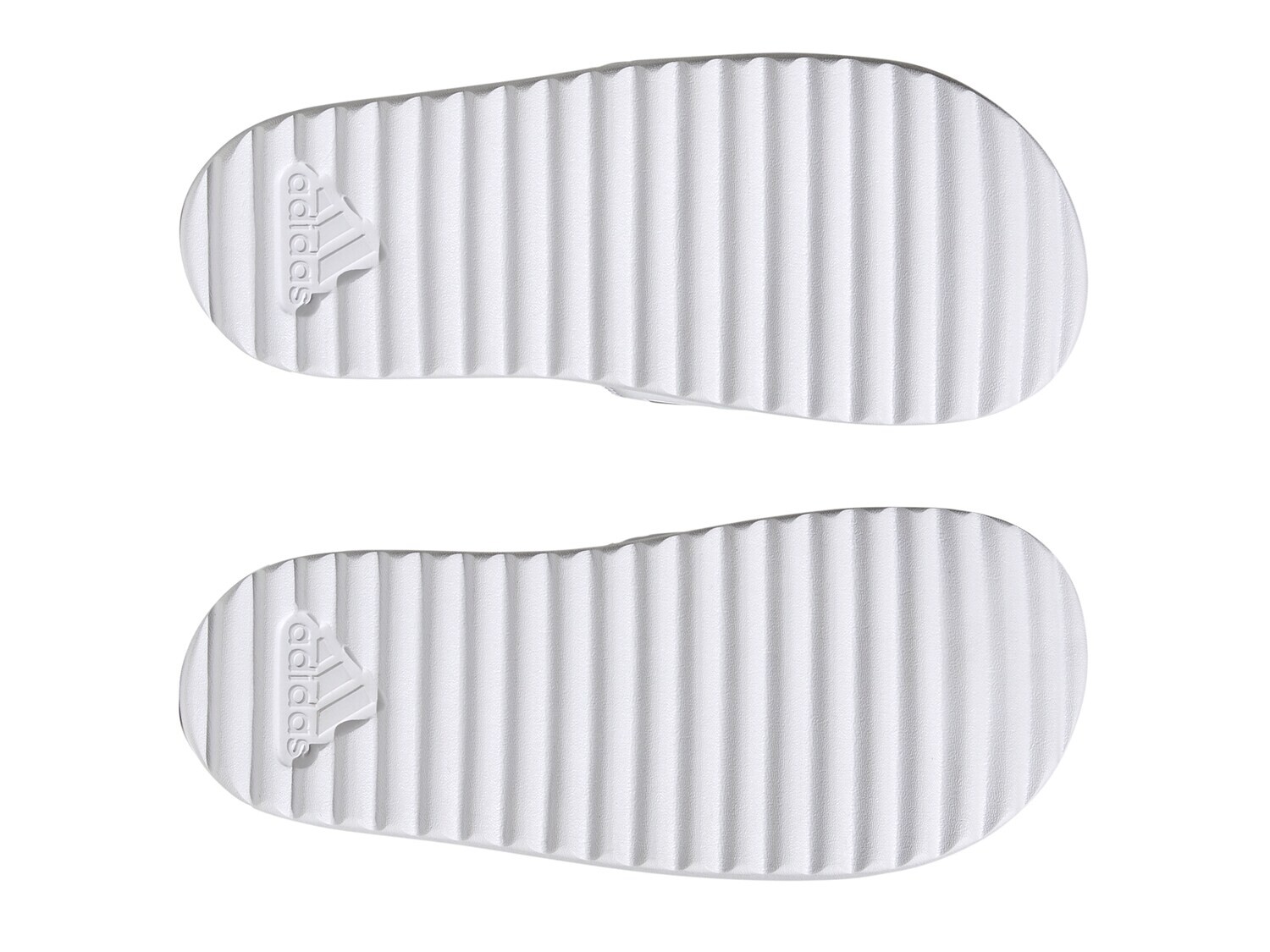 Сандалии женские Adidas Adilette на платформе, белый — фото 3