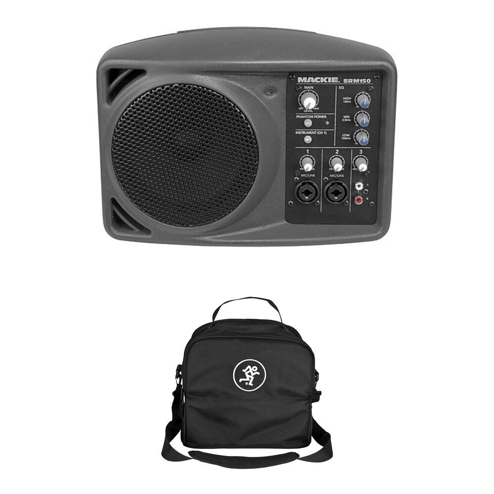 

Портативная PA-системы Mackie SRM150 Compact Active PA System with Speaker Bag Kit