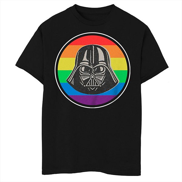 

Футболка с принтом Darth Vader rainbow badge для мальчиков Licensed Character