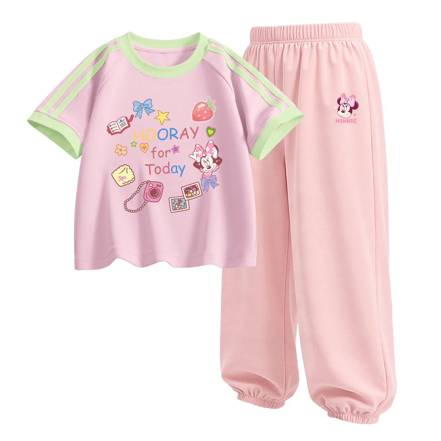 Детский спортивный костюм Casual Sportswear 2 Piece Set Disney, Di Divers Mousse Pink+Di Sweet Genie K Soft Pink