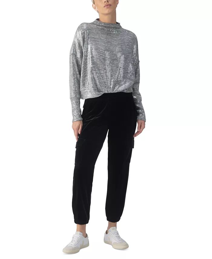 

Женские брюки-карго Rebel Velvet Jogger Sanctuary, черный