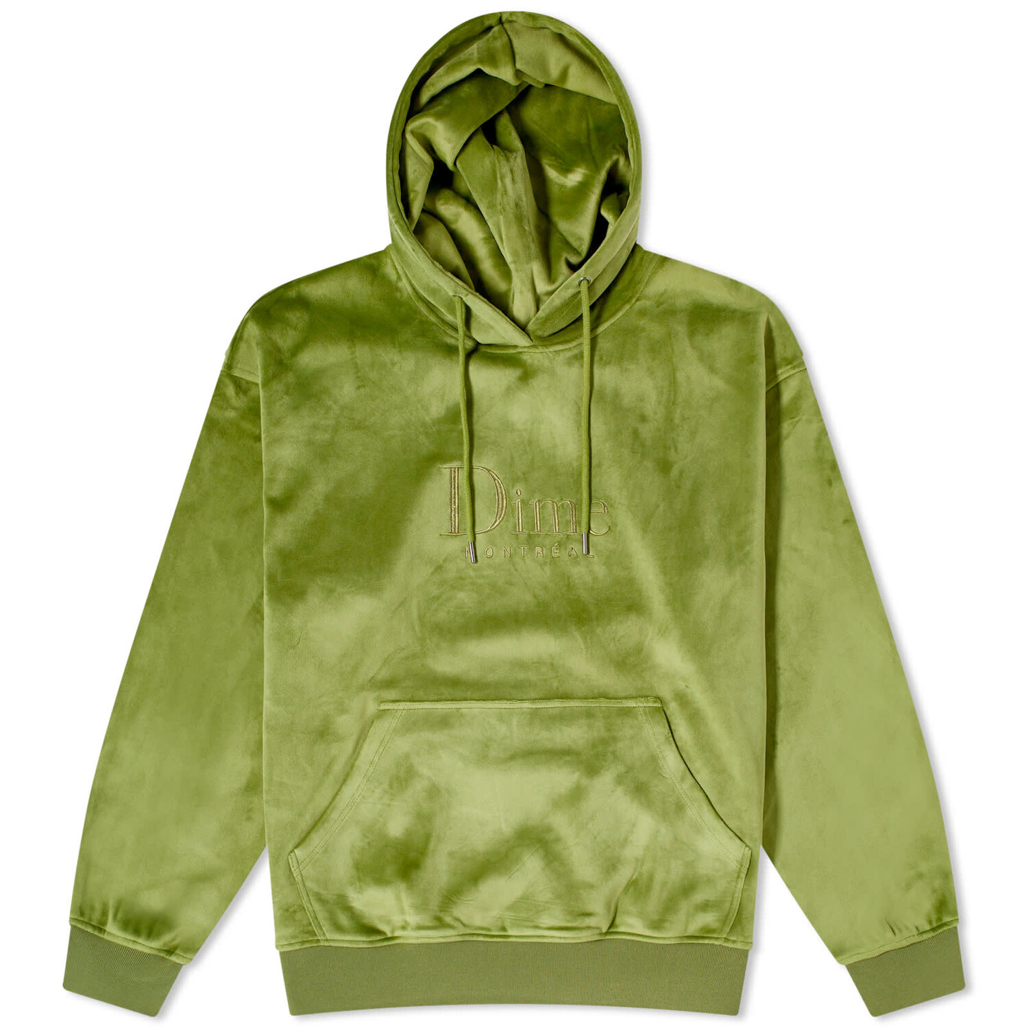 

Худи Dime Classic Logo Velour, цвет Cedar
