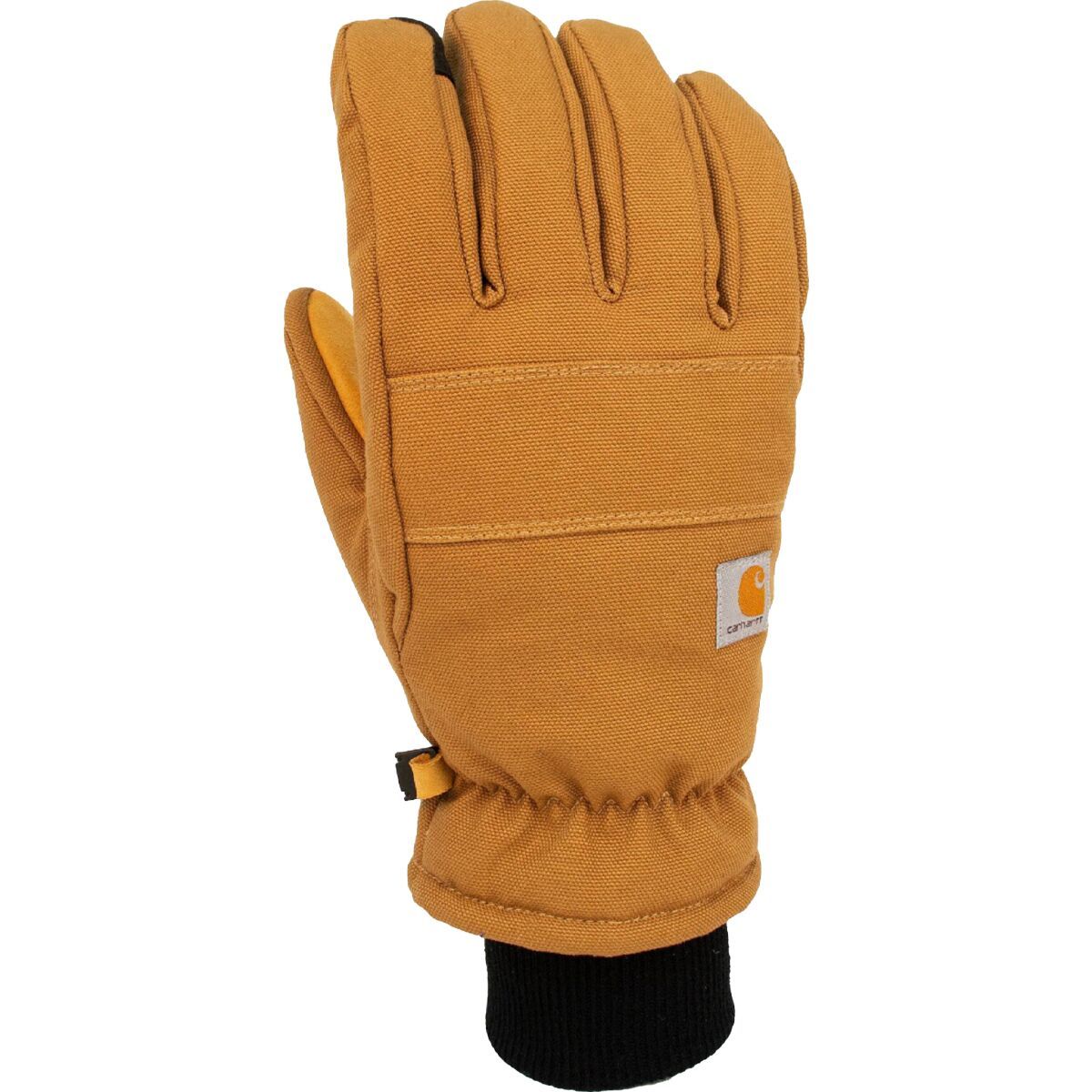 

Утепленная кожаная перчатка с трикотажным манжетом touch-sensitive Carhartt Gloves, коричневый