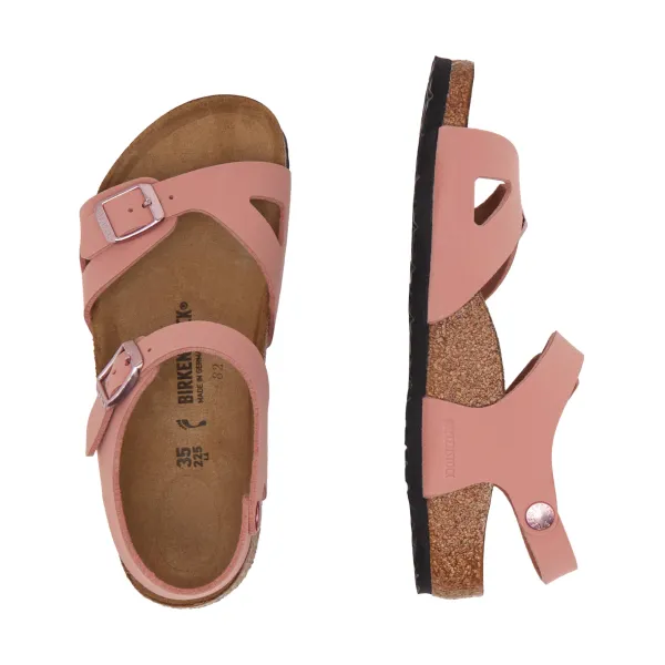 Сандалии Rio bfbc с добавлением кожи Birkenstock, розовый — фото 3