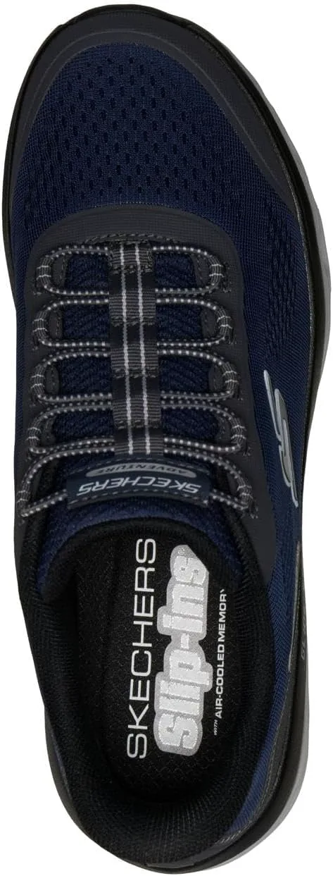 Мужские кроссовки Skechers Glide-Step Pro без шнурков, темно-синий — фото 2