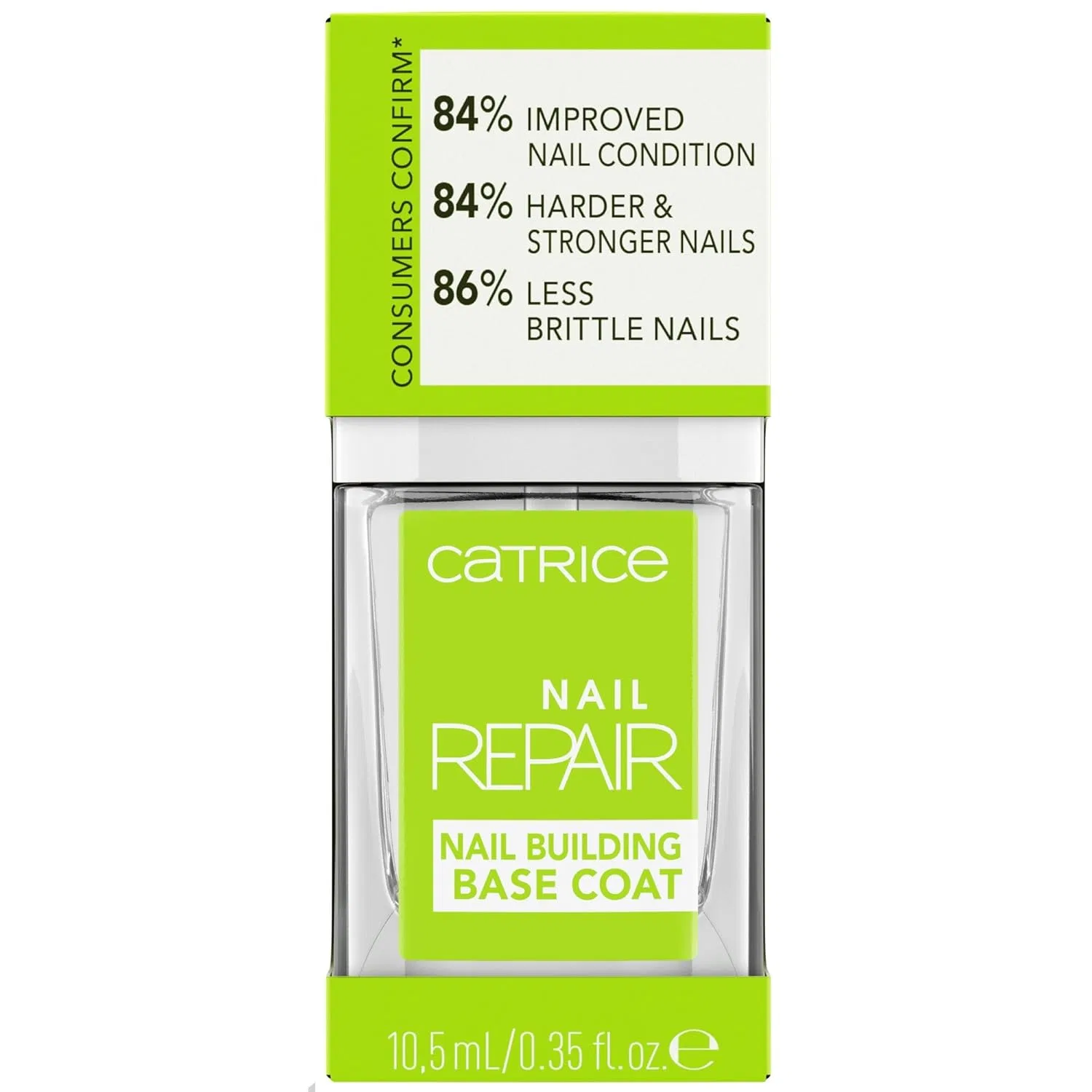 Прозрачная база для ногтей Catrice Nail Repair Nail Building Base Coat, 10.5 мл Catrice — фото 3