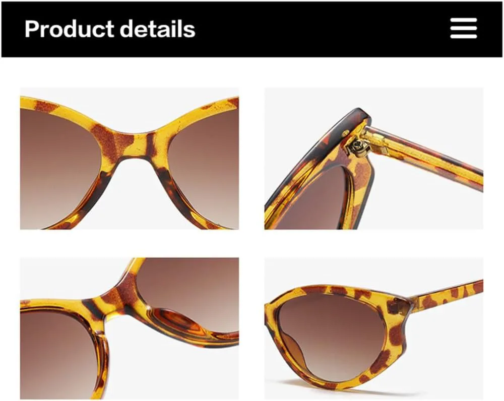 

Маленькие солнцезащитные очки «кошачий глаз» для женщин и мужчин, разноцветные, в стиле панк, солнцезащитные очки с защитой от УФ-излучения UV400 LANGSER, 2