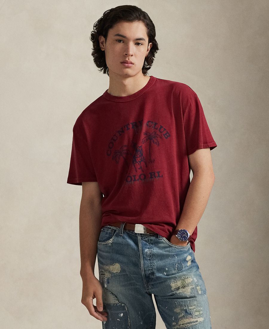 

Мужская футболка с круглым вырезом Polo Ralph Lauren, Sunrise Red, Красный, Мужская футболка с круглым вырезом Polo Ralph Lauren, Sunrise Red