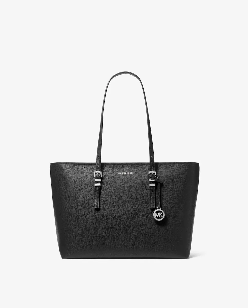 

Сумка-тоут Quinn из зернистой кожи Michael Michael Kors, черный