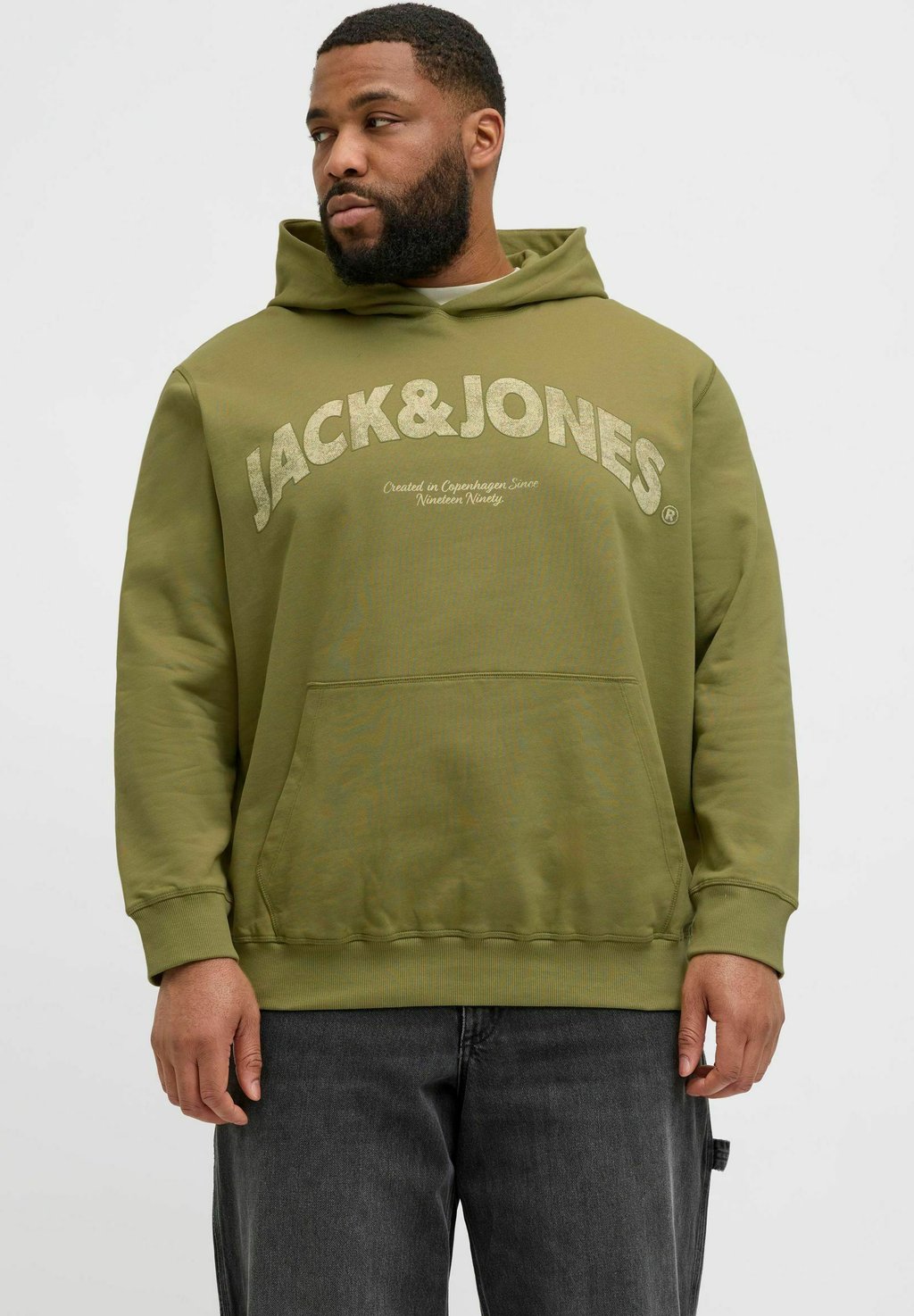 

Толстовка PLUS SIZE - Hoodie Jack & Jones, зеленый
