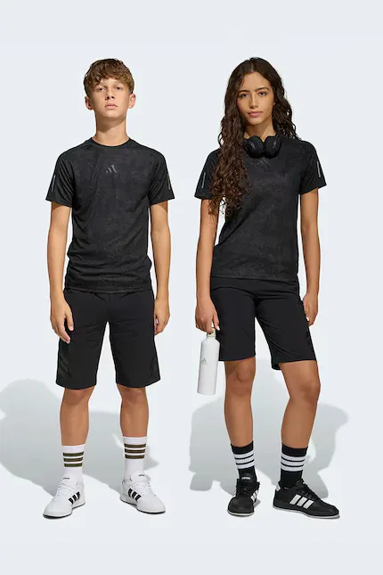 Шорты спортивные детские Adidas, черный