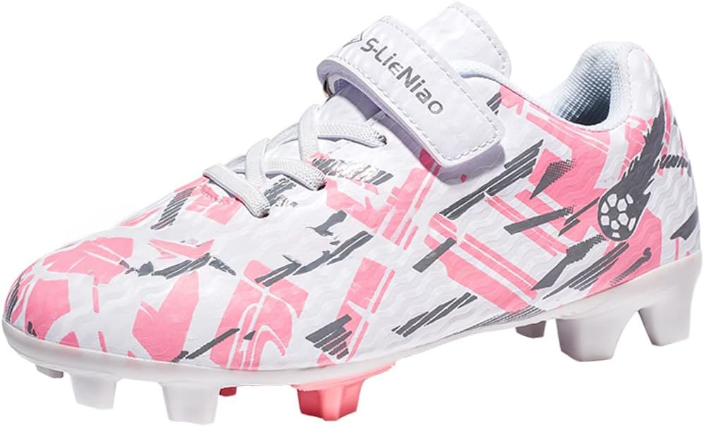 

Детские футбольные кроссовки для мальчиков, профессиональные спортивные футбольные бутсы для тренировок на улице, молодежные футбольные бутсы для девочек, обувь для футбола на искусственном газоне Disrateblu, белый