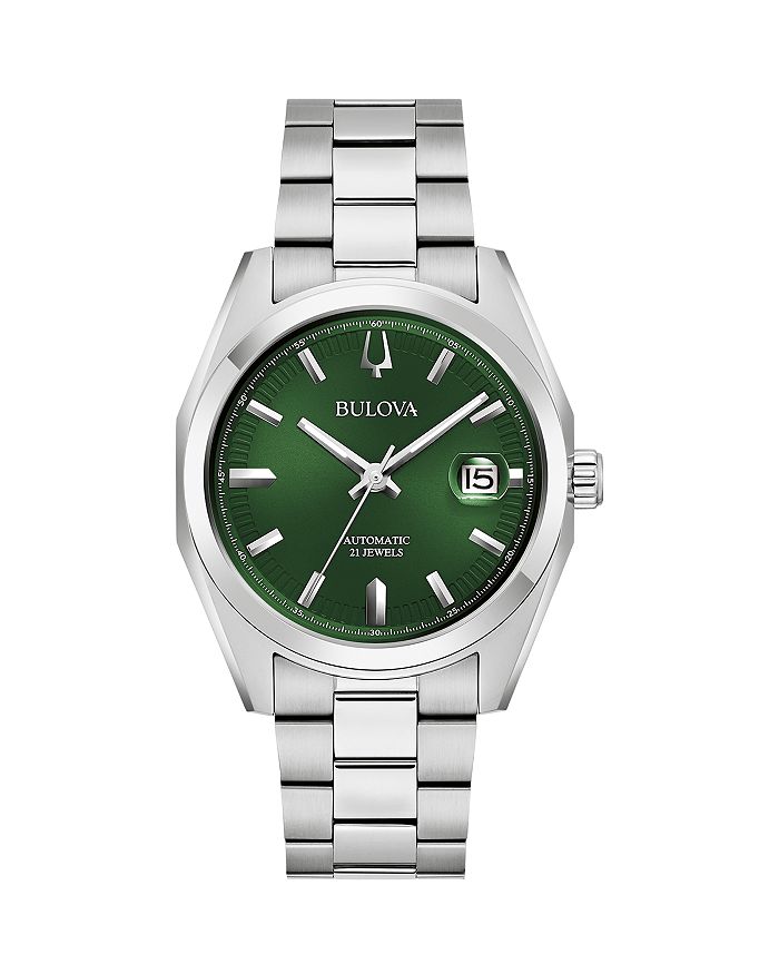

Классические часы Surveyor, 39 мм Bulova, зеленый