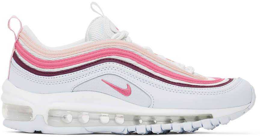 

Детские кроссовки Air Max 97 для больших детей, синие и розовые Nike