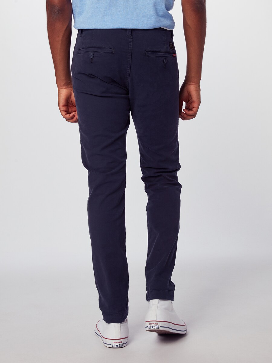 Брюки чинос LEVI'S  Slim fit Chino Pants XX Chino Slim Tapered, темно-синий — фото 4