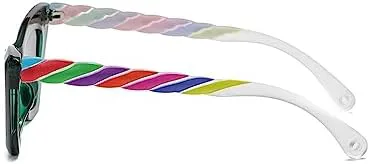 

Винтажные солнцезащитные очки для женщин в стиле ретро, ​​стимпанк, разноцветные очки в стиле панк с градиентным переходом цвета MTZJH, Lightbrown-brown.