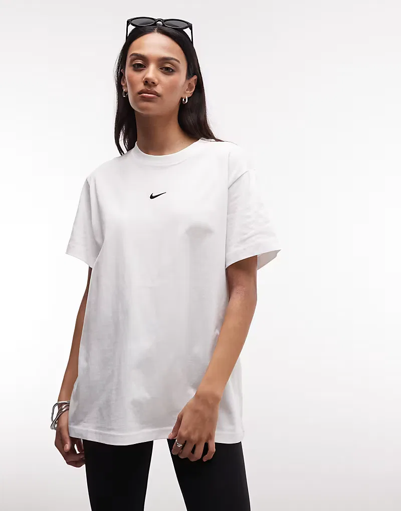 Классическая футболка Nike оверсайз, белый