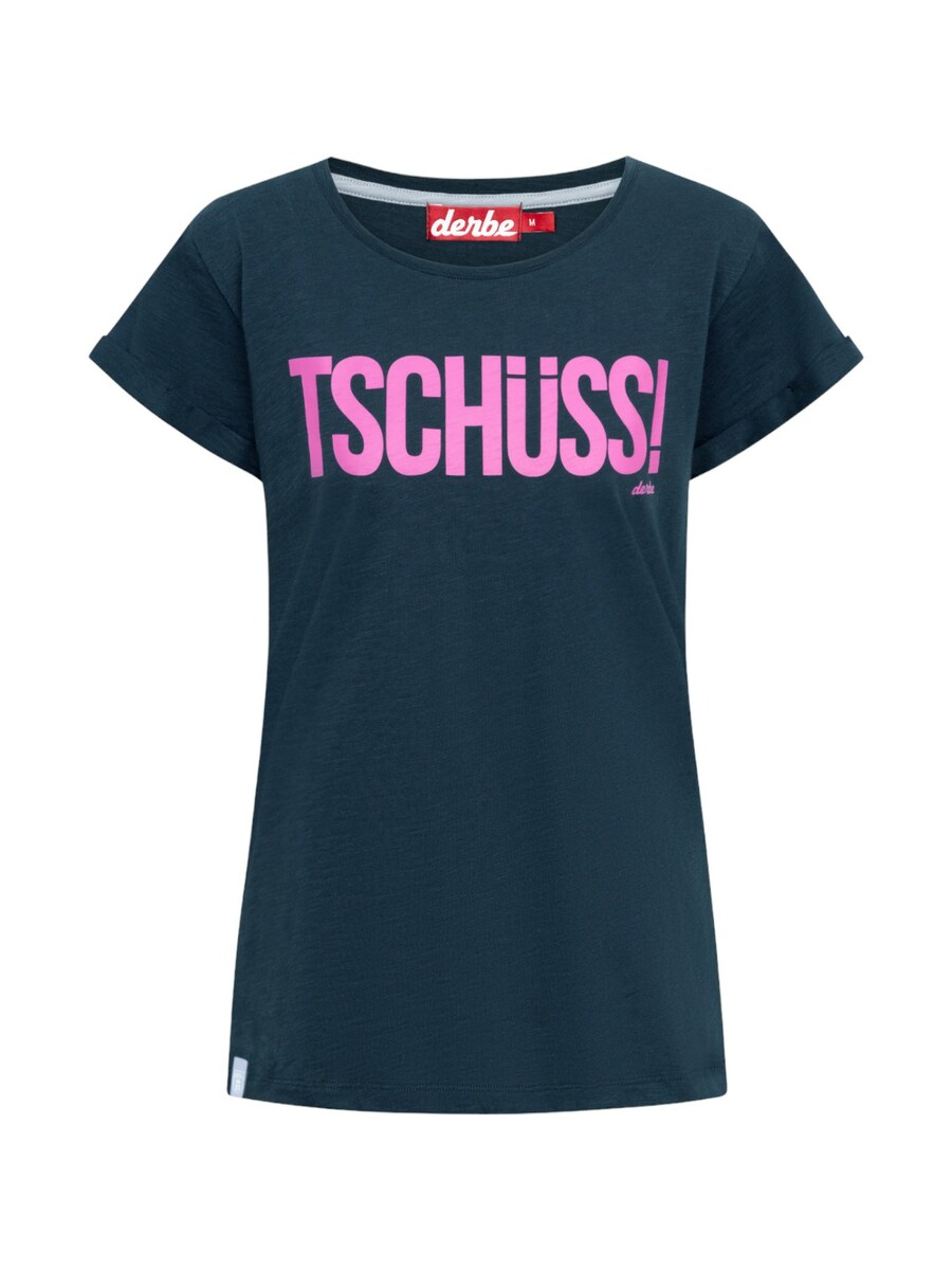 

Футболка Derbe Shirt Tschüss, темно-синий
