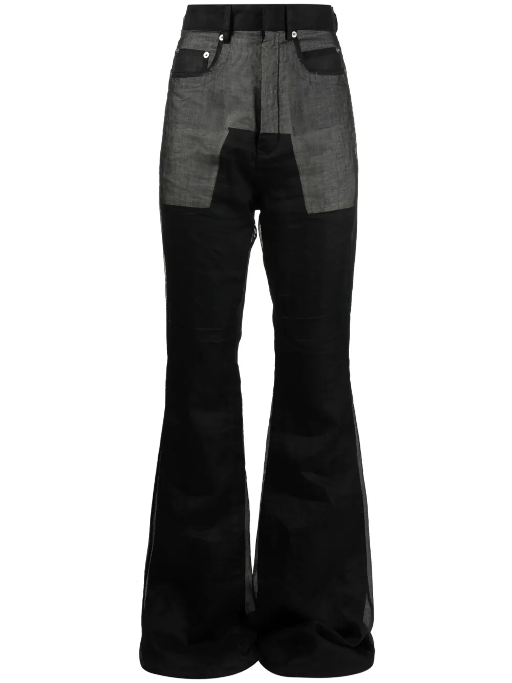 

Джинсы bootcut Bolan Rick Owens, черный