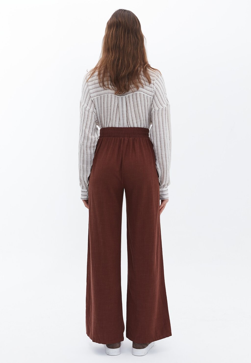 

Брюки HIGH RISE WIDE LEG OXXO, коричневый