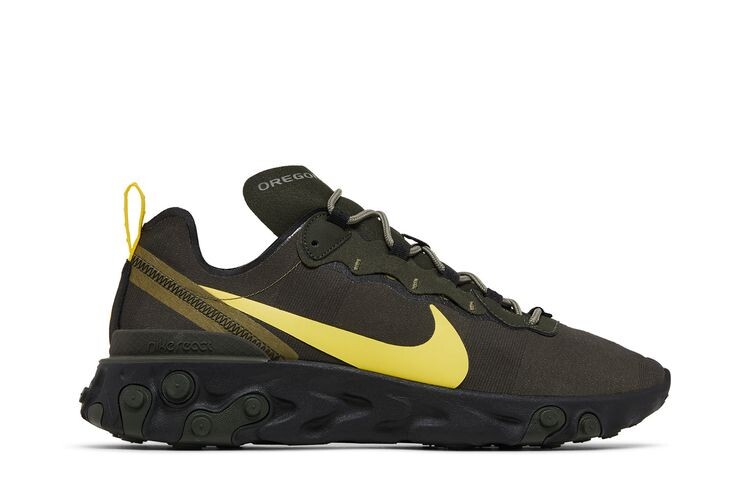 

Кроссовки Nike React Element 55 Oregon Ducks, зеленый