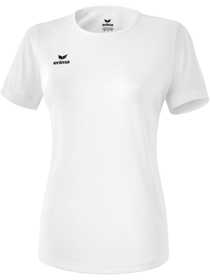 

Футболка спортивная Функциональная футболка для командных видов спорта белого цвета erima