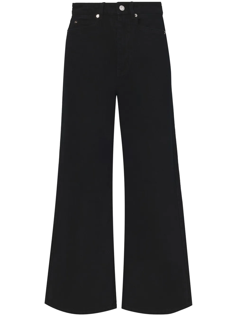 

Укороченные джинсы с нашивкой-логотипом Proenza Schouler White Label, черный