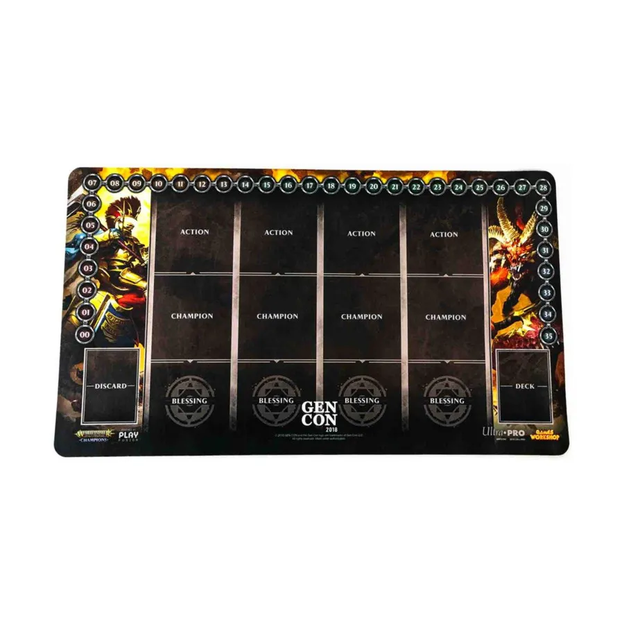

Чемпионы Warhammer Age of Sigmar Gen Con 2018, Playmats (Ultra Pro)