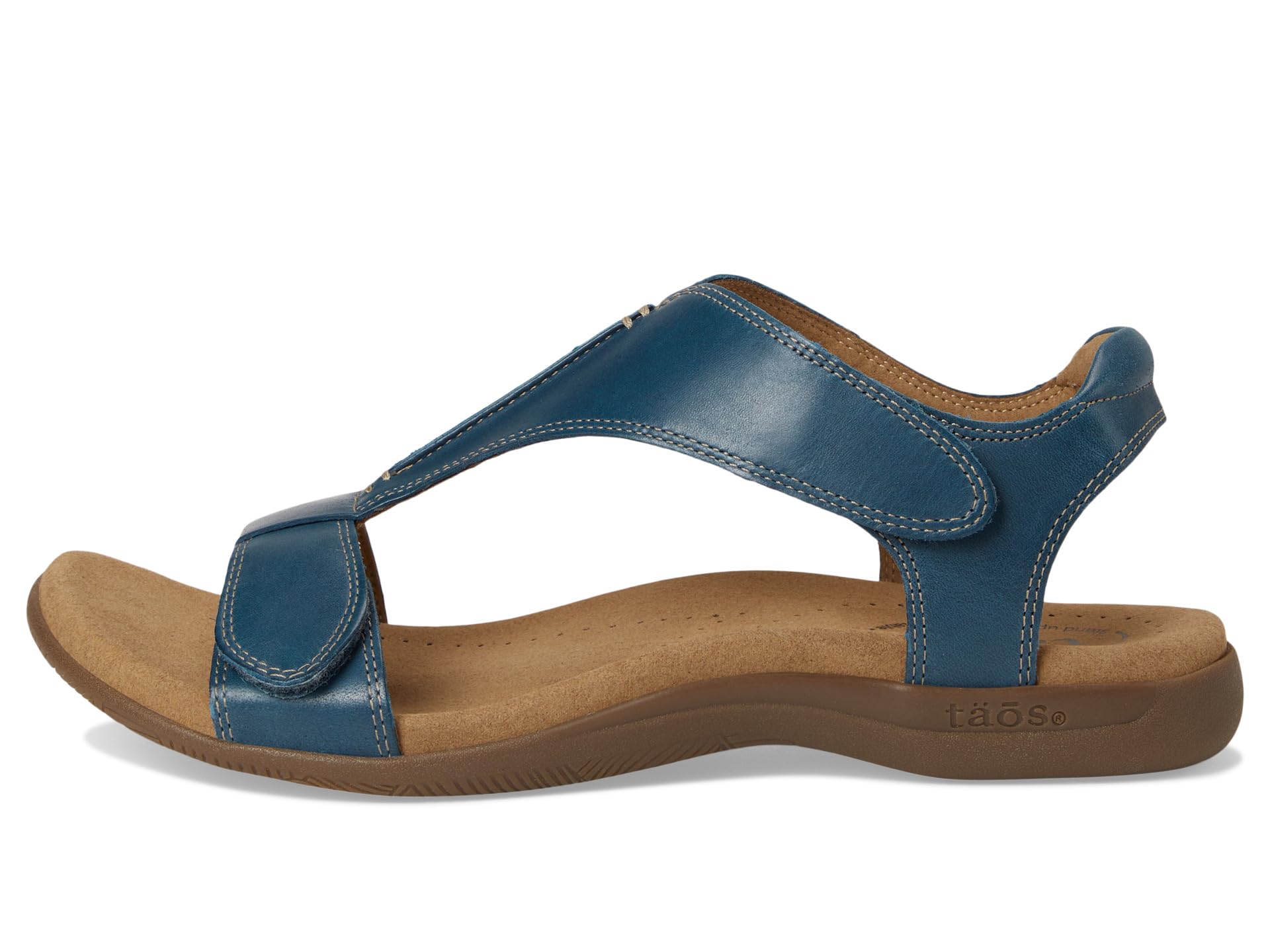 Сандалии Taos Footwear The Show, Petrol Blue Leather — фото 4