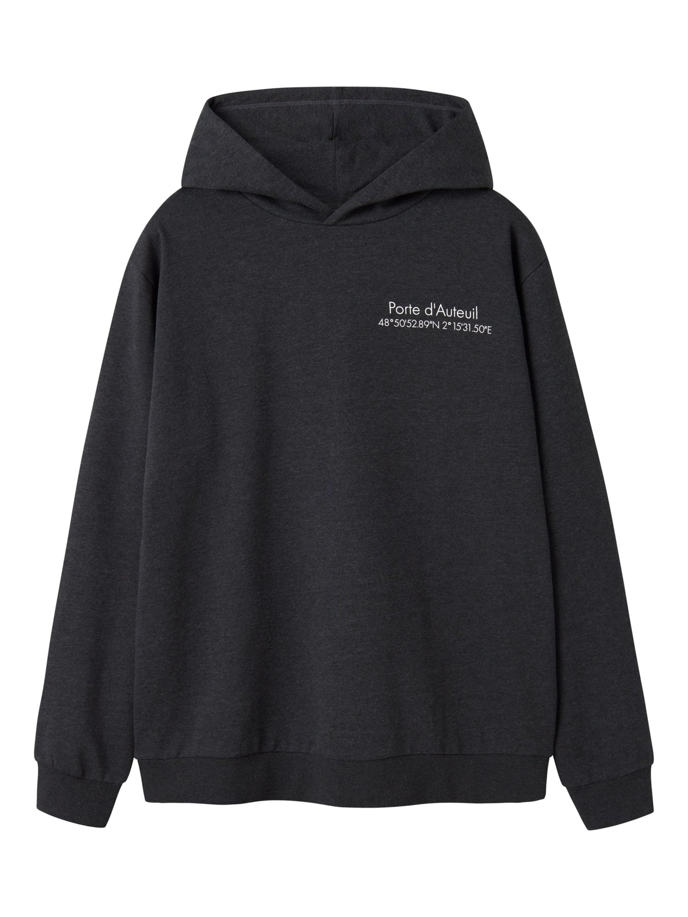 

TWO SOON Толстовка в крапчатом черном цвете