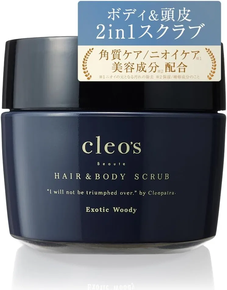 Скраб для кожи головы и тела 2-в-1 с гиалуроновой кислотой Cleo's Beaute, 200 мл