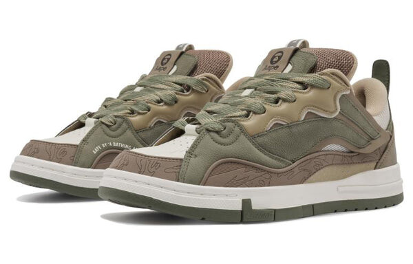 Кроссовки superwave golden x aape 10th anniversary Li-Ning, зеленый — фото 2