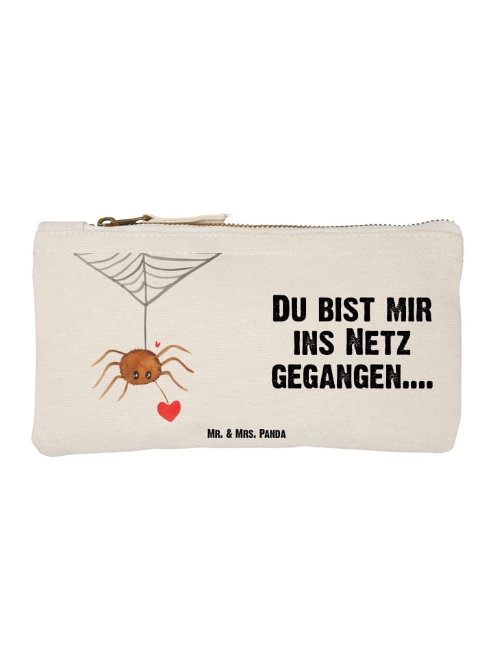 

Mr. & Mrs. Panda Пенал с изображением паука, надписью "Agathe Love" и текстом, написанным белым цветом