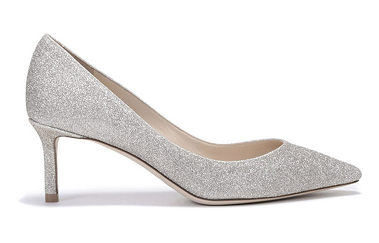 ROMY Zhou Yangjie Туфли на высоком каблуке 6 см Женские Платиновые Jimmy Choo — фото 3