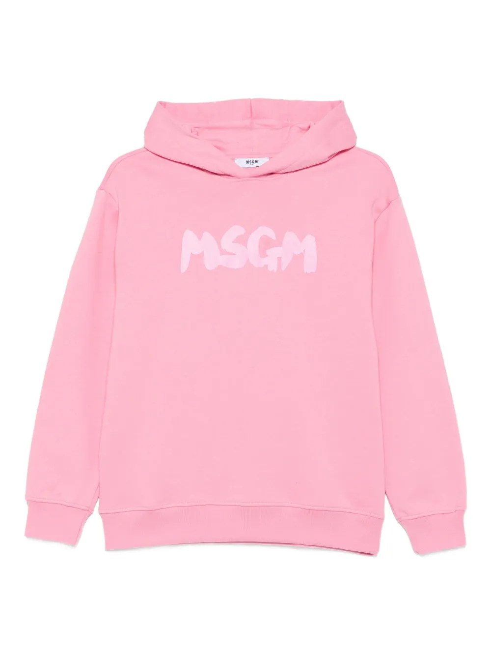 

Толстовка с капюшоном и логотипом MSGM Kids, розовый