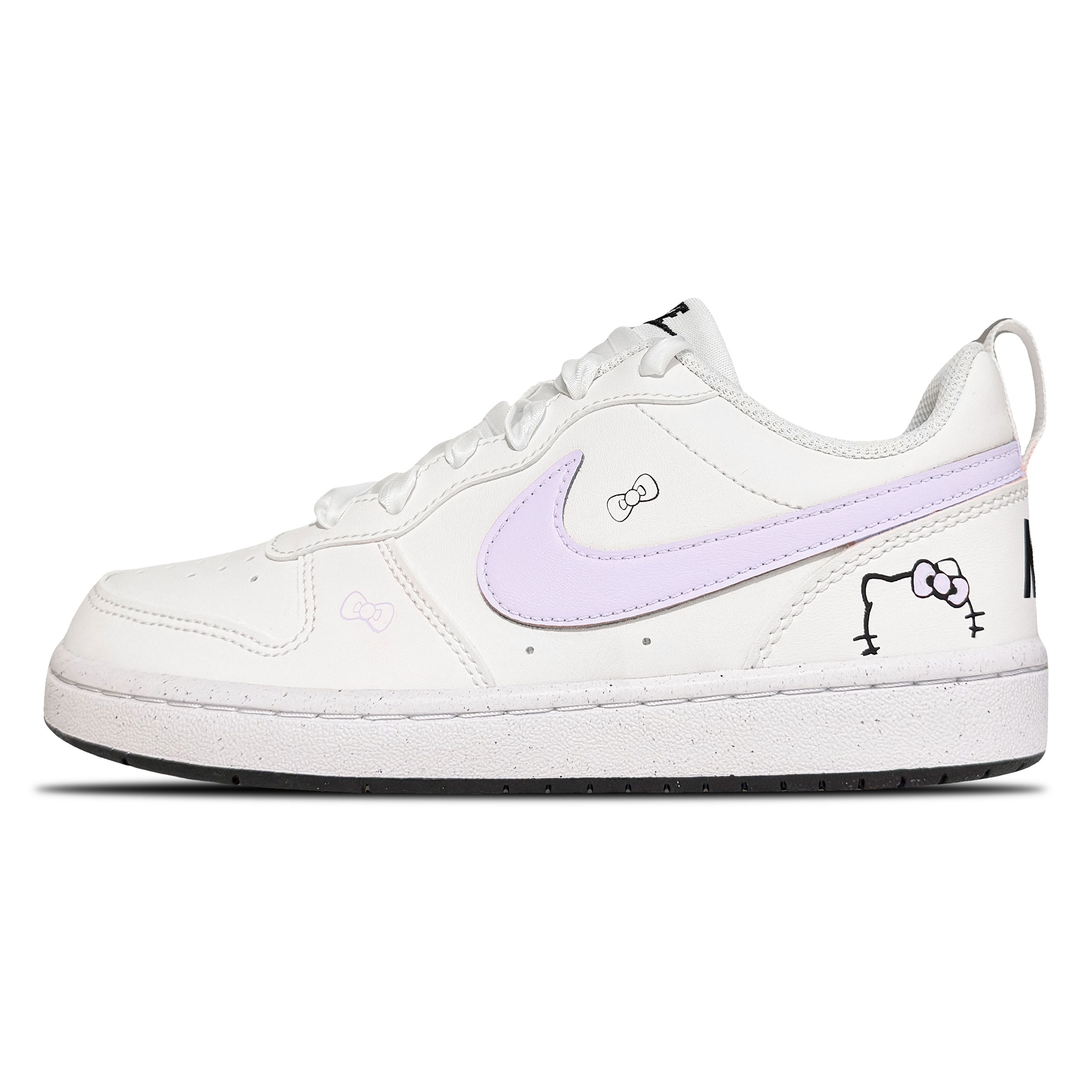 

Детские низкие кроссовки для скейтбординга Court Borough Kitten Nike, фиолетовый