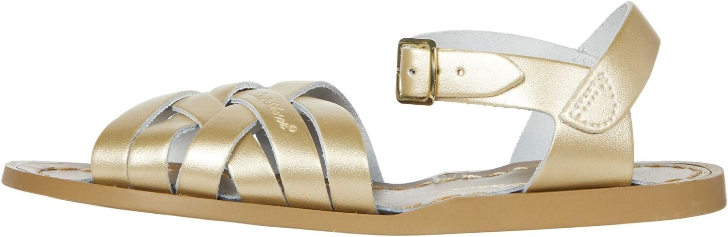 Сандалии на плоской подошве Retro Salt Water Sandal by Hoy Shoes, золото — фото 4