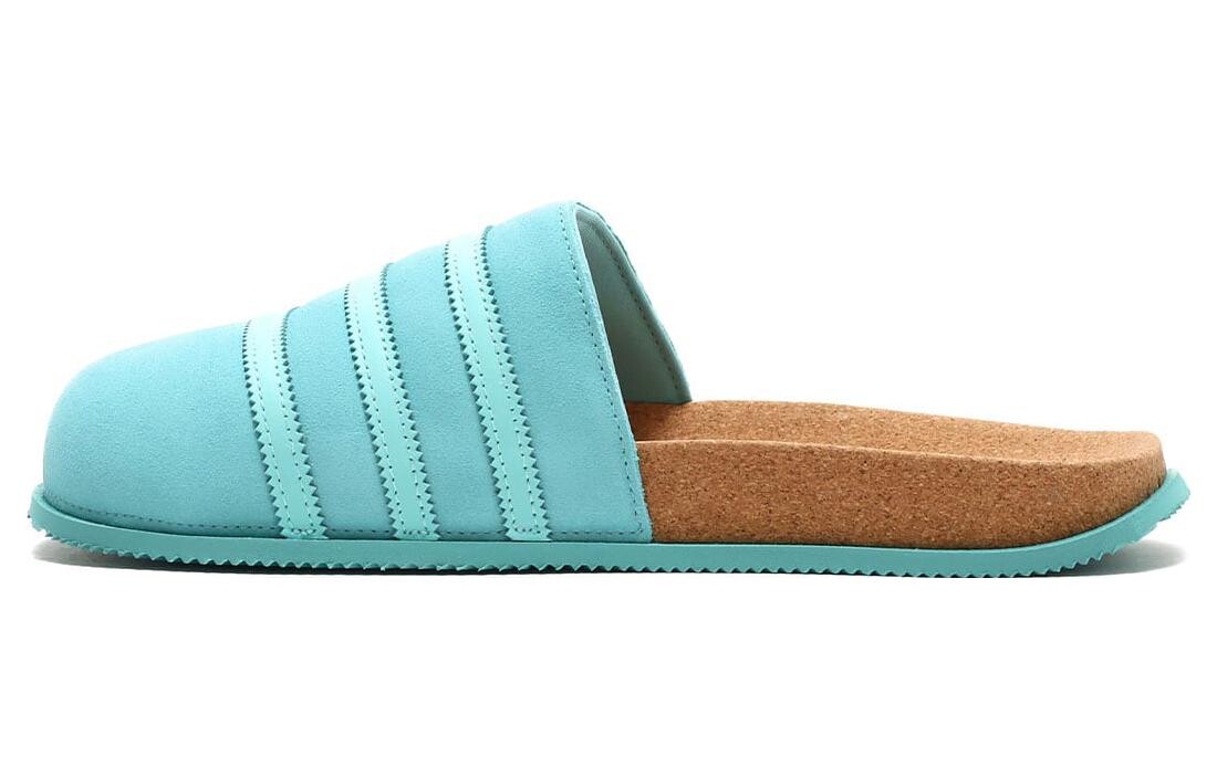 Шлепанцы adidas Adimule Lea цвета синего цвета adidas originals