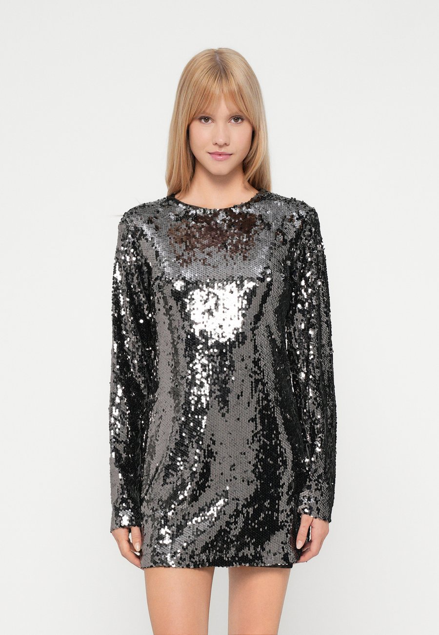

Платье ONLY ONLEVELDA SEQUIN DRESS, Dark Grey