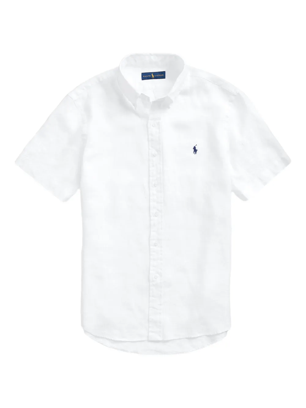 

Рубашка с вышивкой Polo Ralph Lauren, белый