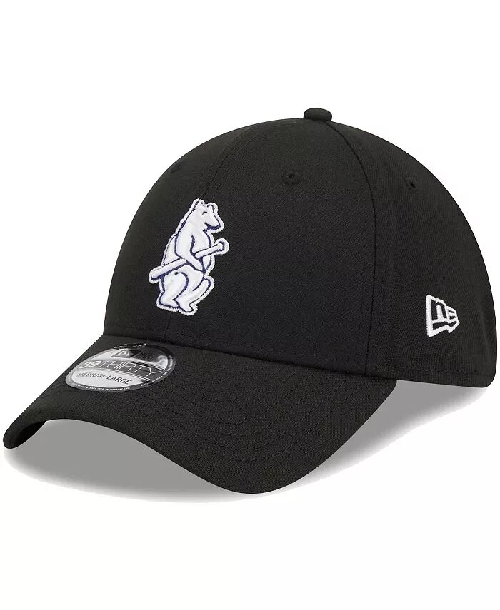 

Мужская черная бейсболка Chicago Cubs с логотипом 39THIRTY Flex New Era