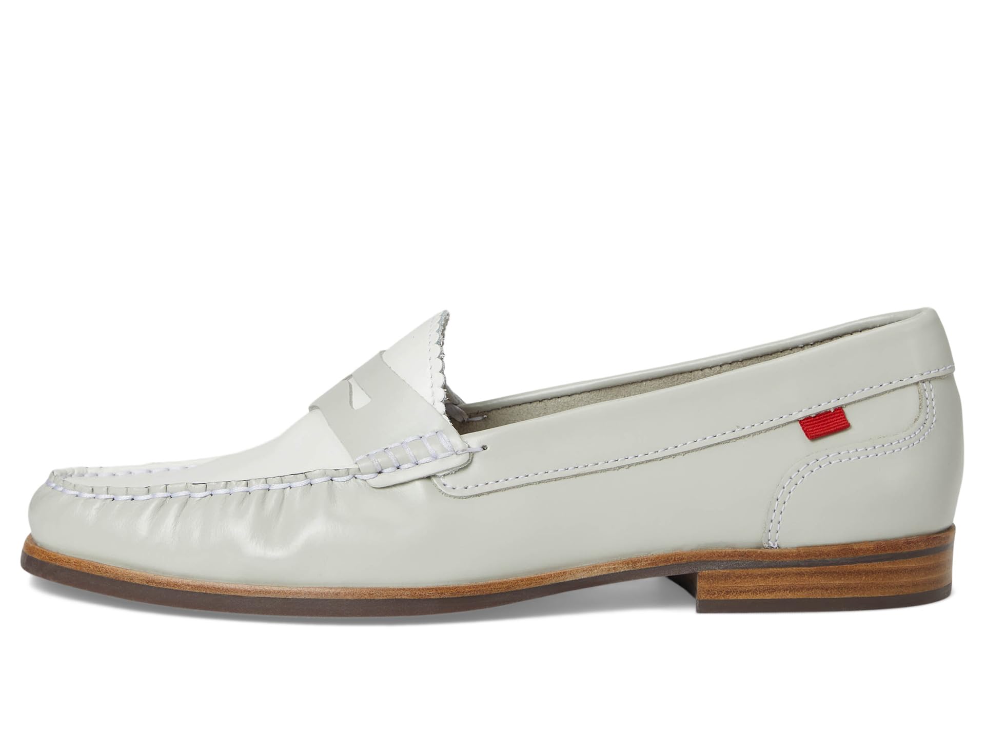 Лоферы Marc Joseph New York East Village 2.0, цвет Ash White Pollished Napa — фото 4