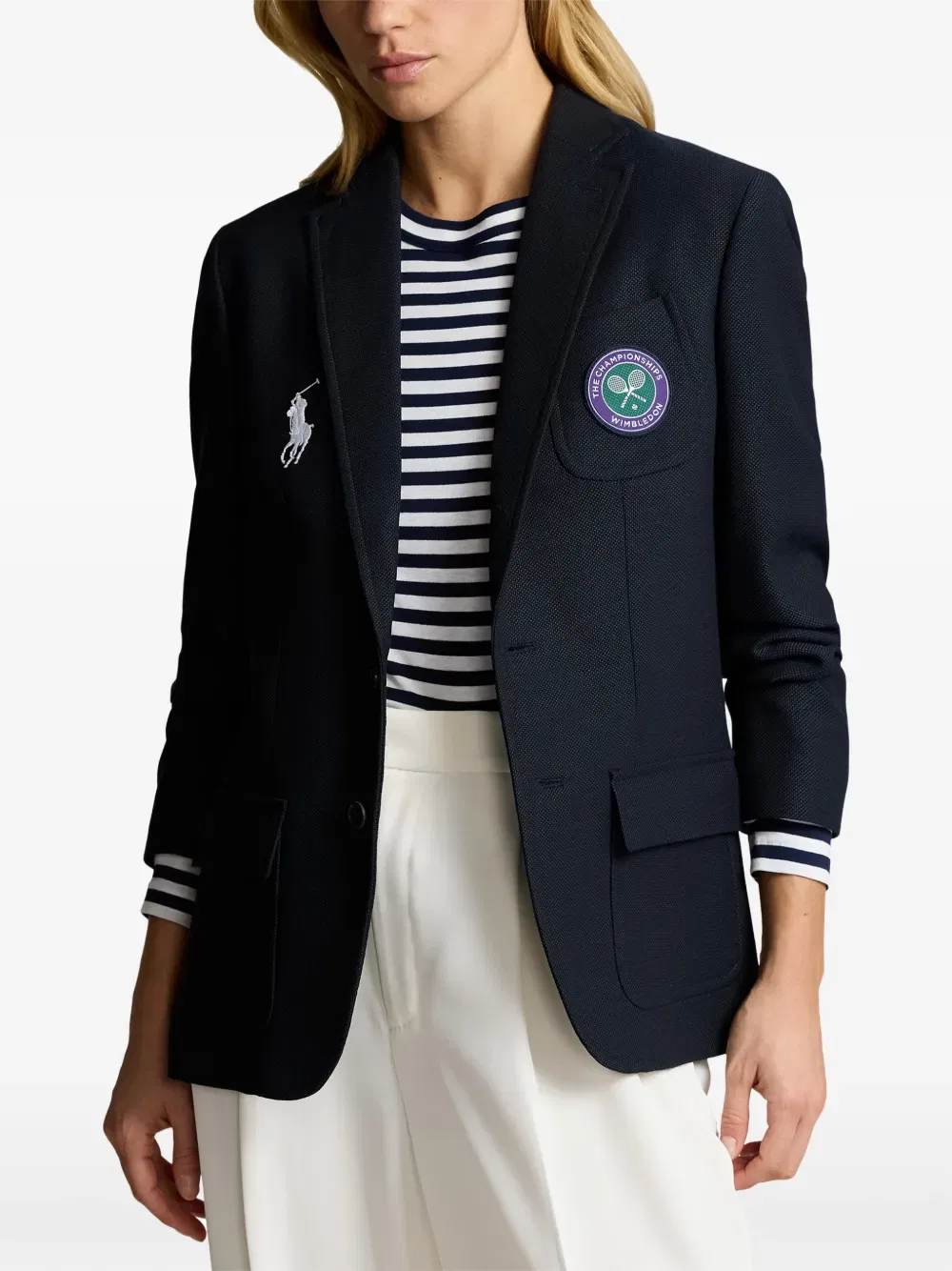 Пиджак судьи из коллекции Уимблдон X Polo Ralph Lauren, синий — фото 3