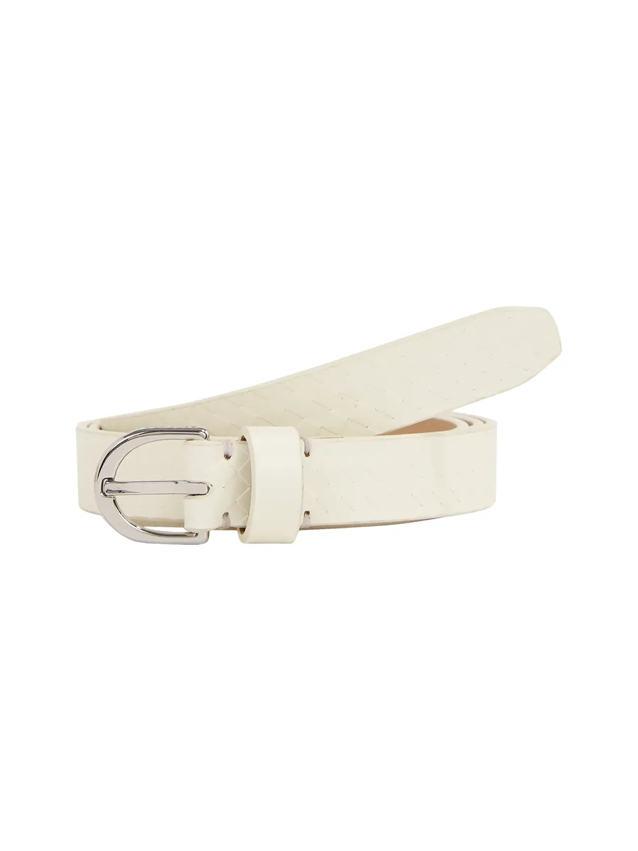 

Синтетический ремень Calvin Klein "CALVIN MINI QUILT RND BUCKLE 2.0", цвет Dk Ecru
