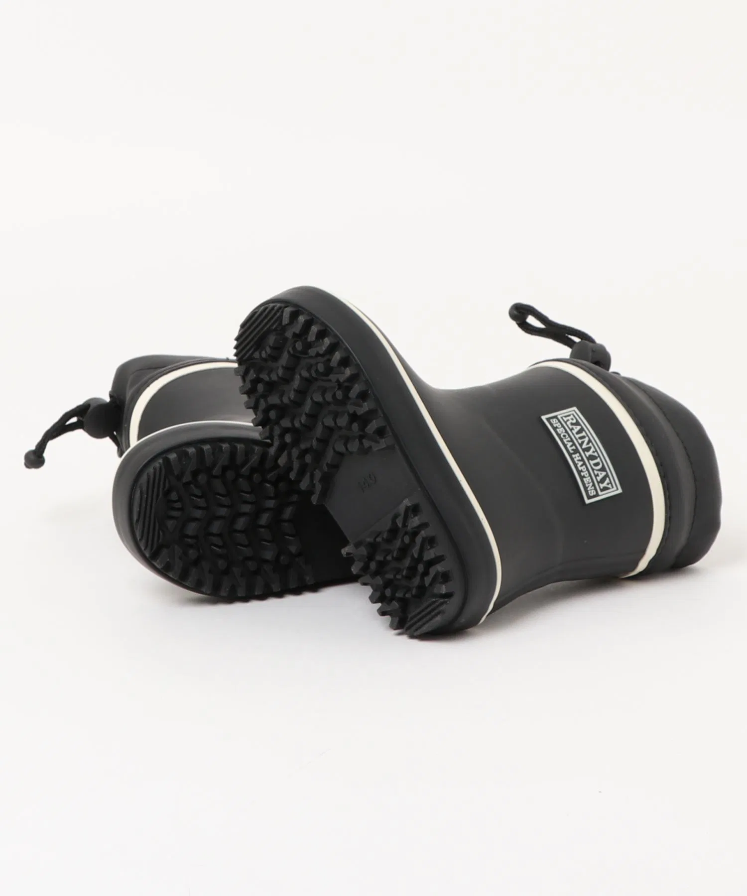 Детские резиновые сапоги ACOBA чёрные — фото 3