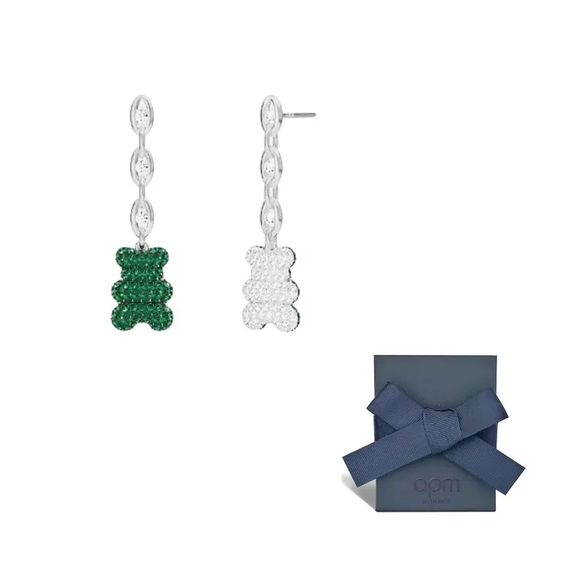 

Apm Monaco Серьги из серебра 925 пробы для женщин, серебристо-белые