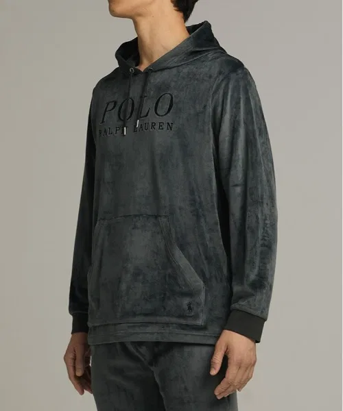 Худи длинный рукав Polo Ralph Lauren, однотонное, хаки — фото 3