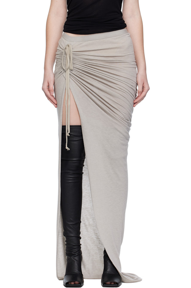 

Rick Owens Off-White concordians edfu maxi skirt