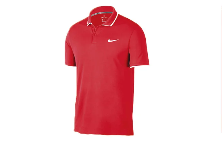 Nike Футболка мужская красная белая умеренно прямая посадка