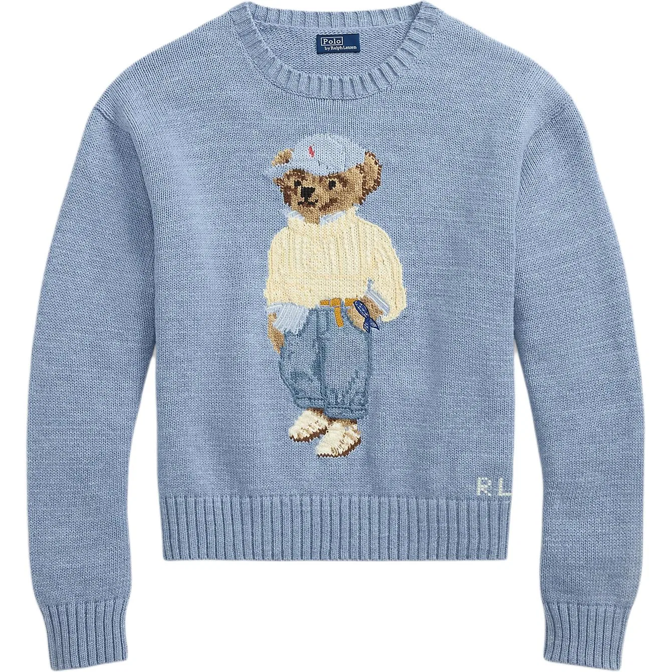 Свитер Polo Bear с вышивкой мишки Polo Ralph Lauren синий